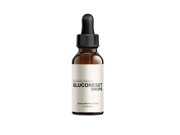 GlucoReset Drops bottle with dropper